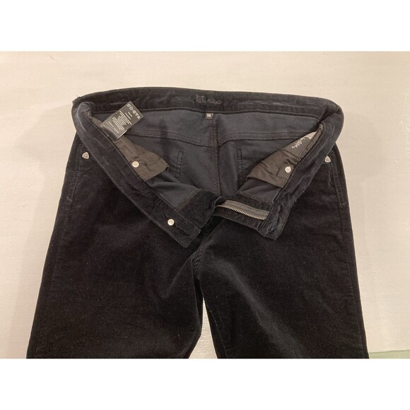 Kut From The Kloth Pants Women’s 14 Black Corduroy Straight Leg Casual Comfort - Picture 7 of 13